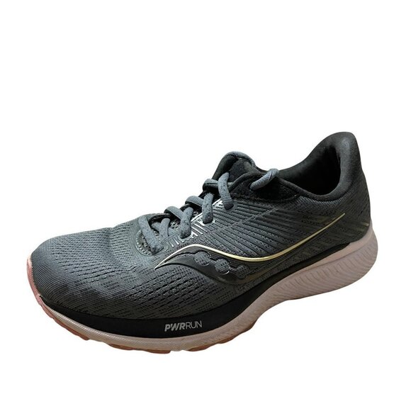 Saucony Women's Charcoal Rose Guide 14 PWRRUN Foam Sneaker Running Shoes Size 7 - Picture 12 of 12